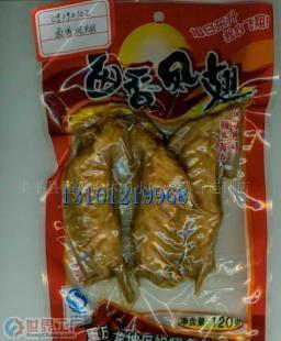 批發(fā)重慶特產(chǎn)風(fēng)味獨(dú)特營(yíng)養(yǎng)豐富的項(xiàng)上鹵鳳翅120克